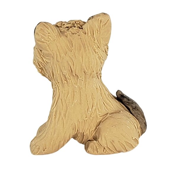 Cairn Terrier Brussels Griffon Rose Figurine By Raquel Torres Furever Clay - Picture 3 of 8